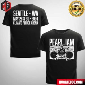 Pearl Jam Seattle Boombox Dark Matter In Seattle WA On May 28 And 30 2024 At Climate Pledge Arena Two Sides Fan Gifts T Shirt