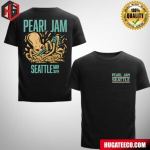 Pearl Jam Seattle Boombox Dark Matter In Seattle WA On May 30 2024 At Climate Pledge Arena Two Sides T-Shirt