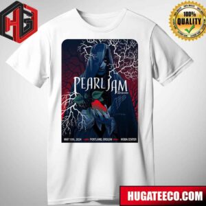 Pearl Jam With Deep Sea Diver Official Poster For Pearl Jam In Portland On May 10th 2024 At Moda Center Oregon Unisex T-Shirt