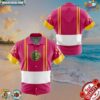 Pink Ranger Mighty Morphin Power Rangers Button Up Hawaiian Shirt