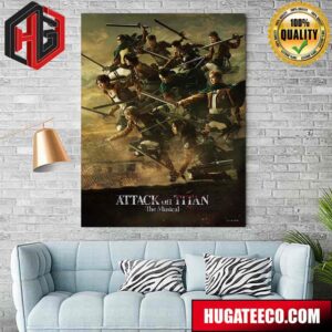 Poster For Attack On Titan The Musical Live On Stage In New York In October Home Decor Poster Canvas