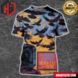 Poster For Death Cab For Cutie Show At Schottenstein Center In Columbus All Over Print Shirt