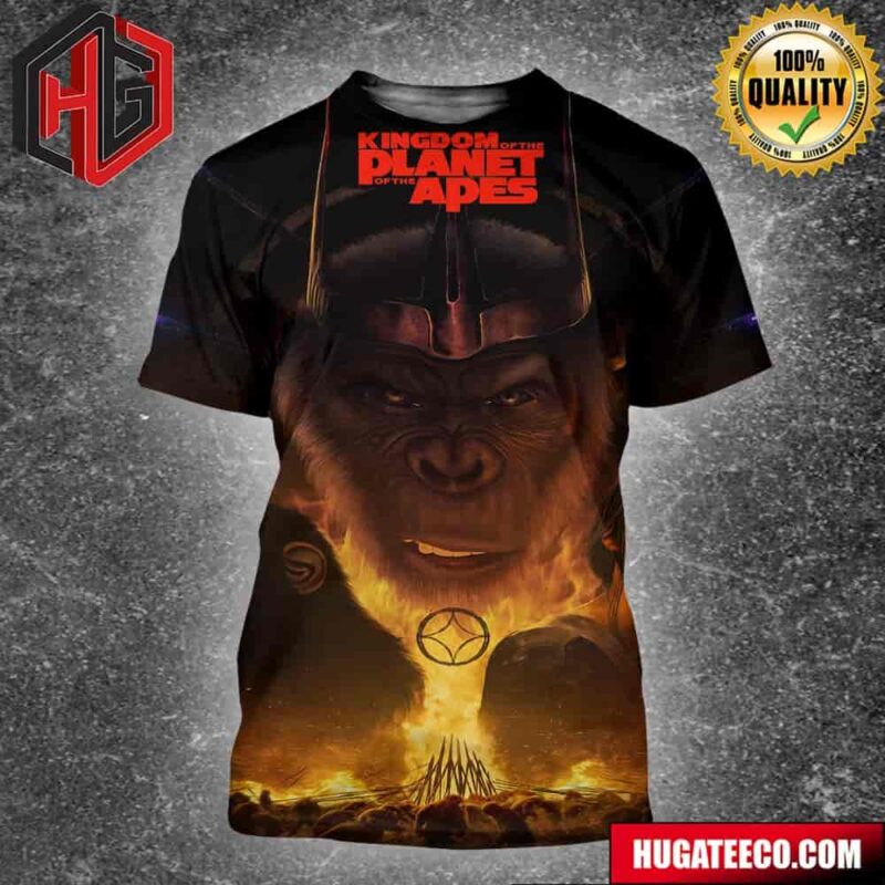 Poster Illustration For Kingdom Of The Planet Of The Apes All Over Print Shirt Hoodie