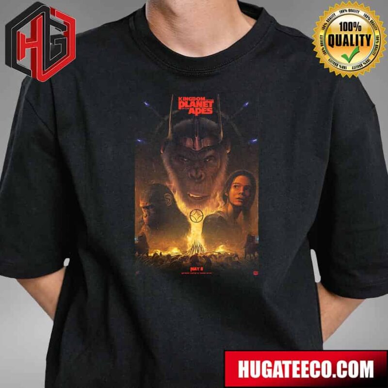 Poster Illustration For Kingdom Of The Planet Of The Apes T-Shirt