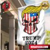 Liberty Gun Beer Trump LGBT U .S Flag Funny Parody LGBT Vote Trump Wall Indoor Hanging Flag 2 Sides Garden House Flag