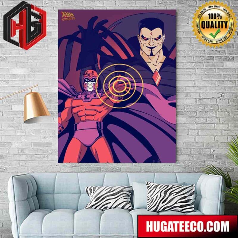 Promotional Poster For X Men 97 Featuring Magneto And Mister Sinister Home Decor Poster Canvas