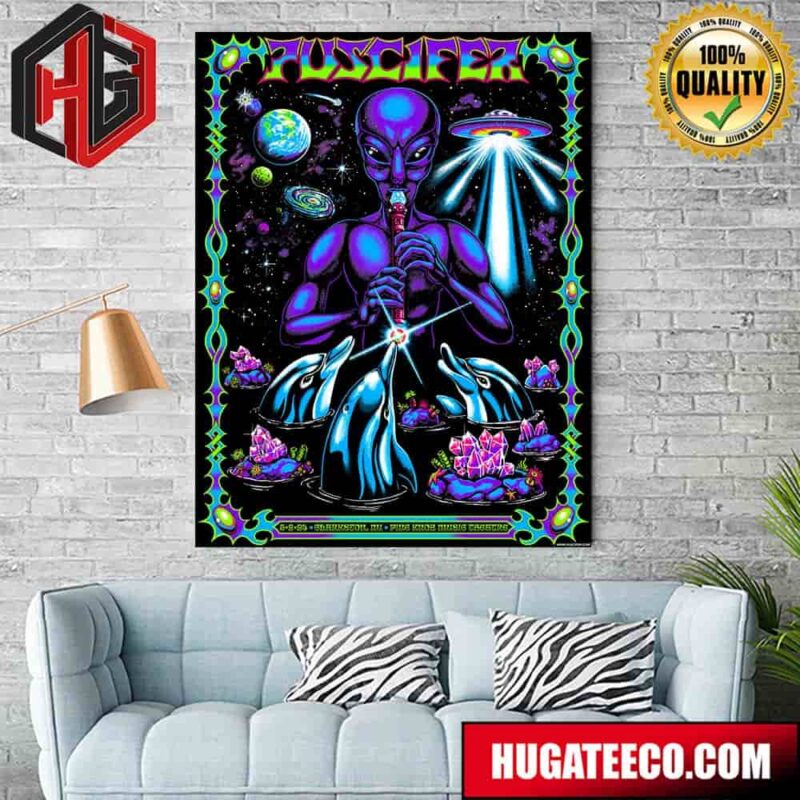 Puscifer Show At Clarkston Mi On May 2nd 2024 Limited Edition Poster Canvas