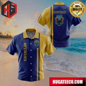 Ravenclaw Harry Potter Button Up Animeape Hawaiian Shirt