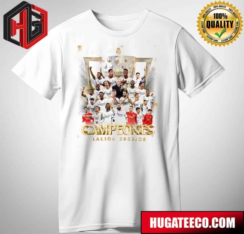Real Madrid Cf Is Laliga 2023 2024 Champion Unisex T-Shirt