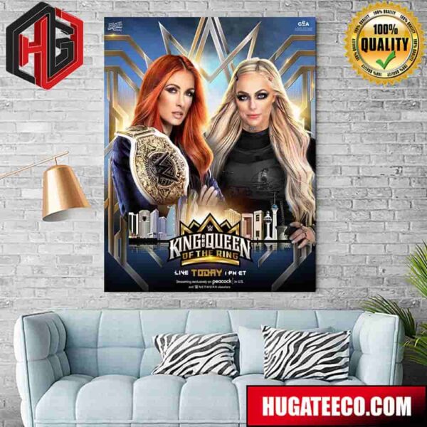 Rebecca Quindefends Against Liv Morgan King And Queen Of The Ring And Still WWE Women’s Tag Team Champions Home Decor Poster Canvas