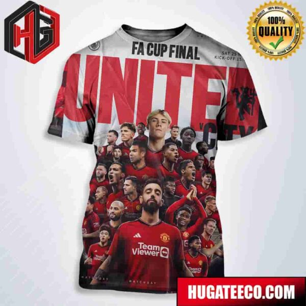 Red Evil Manchester United FA Cup Final Day All Over Print T-Shirt