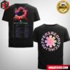 Red Hot Chili Peppers Tour 2024 Black Blue Logo Schedule List Fan Gifts T-Shirt