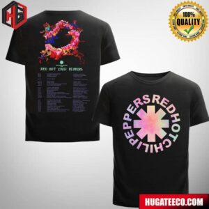 Red Hot Chili Peppers Tour 2024 Classic Logo Dream Canteen Rainbow Schedule List Fan Gifts T-Shirt