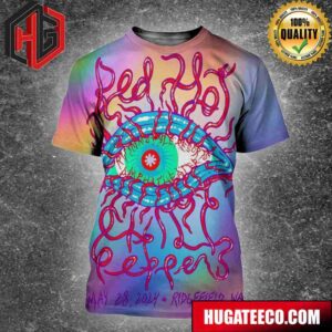 Red Hot Chili Peppers Unlimited Love Tour 2024 Ridgefield Wa 3D T-Shirt