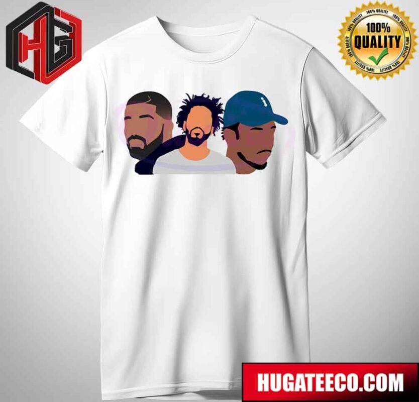 Retro Drake J Cole Kendrick Rapper Star Fan Gifts T-Shirt