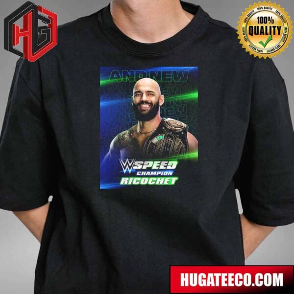 Ricochet And New WWE Speed Champion T-Shirt