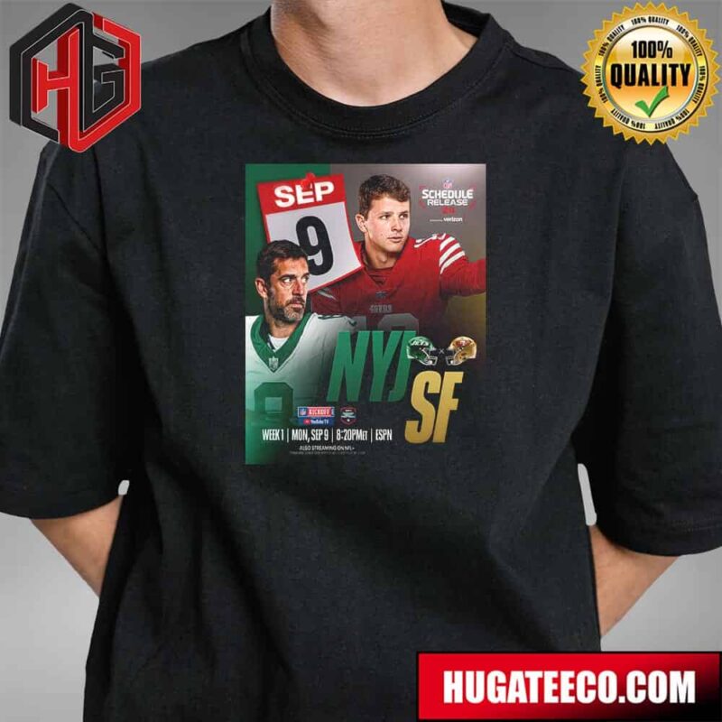 Rodgers Return Is Set For Mnf In San Francisco NFL Schedule Release Wednesday 8pm Et On NFLN ESPN2 Unisex T-Shirt