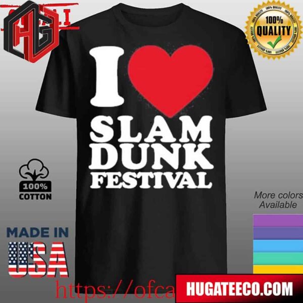 SLAM Dunk Music I Heart SLAM Dunk Festival Unisex T-Shirt
