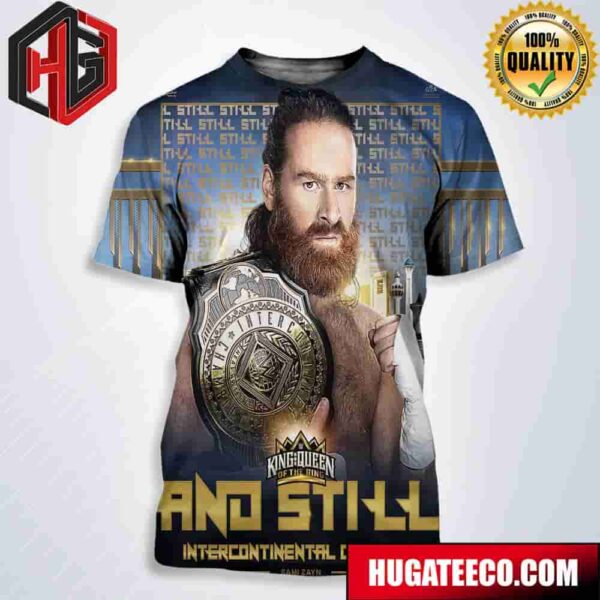 Sami Zayn Outlasts Big Bronson Reed And Chad Gable To Remain Intercontinental Champion WWE King And Queen All Over Print T-Shirt