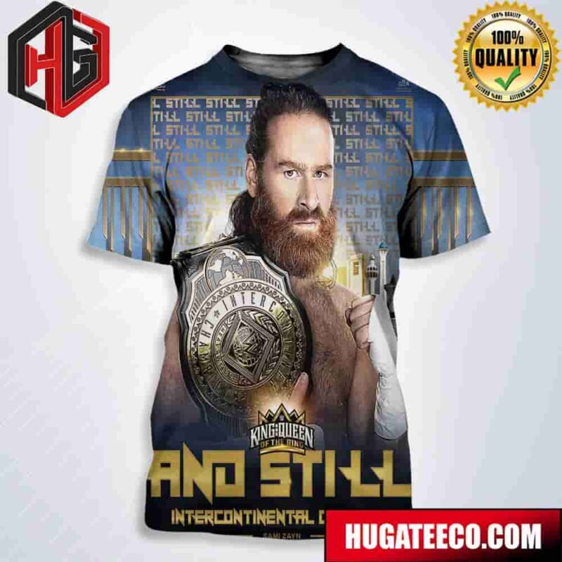 Sami Zayn Outlasts Big Bronson Reed And Chad Gable To Remain Intercontinental Champion WWE King And Queen All Over Print T-Shirt