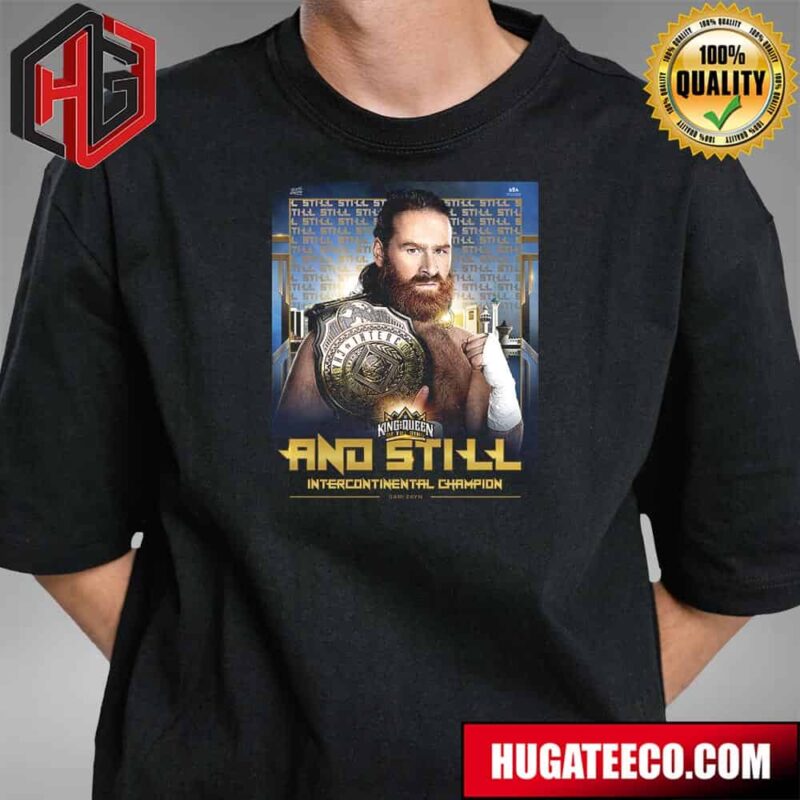 Sami Zayn Outlasts Big Bronson Reed And Chad Gable To Remain Intercontinental Champion WWE King And Queen T-Shirt