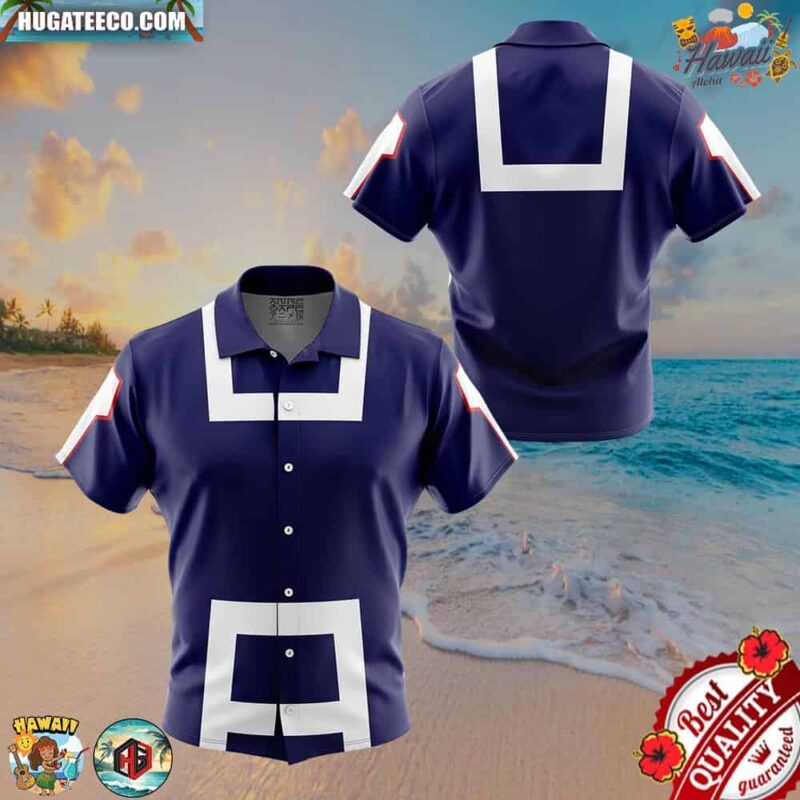 School Uniform My Hero Academia Button Up Hawaiian Shirt