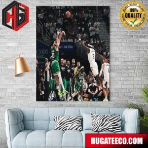 Shot Of The Game Jayson Tatum Boston Celtics Jump Shot Best Moment May 14 2024 vs Cleveland Cavaliers Poster Canvas