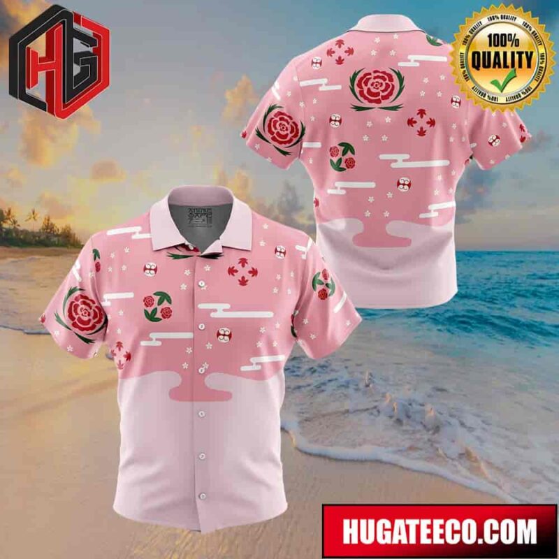 Shunsui Kyoraku Bleach Button Up Animeape Hawaiian Shirt
