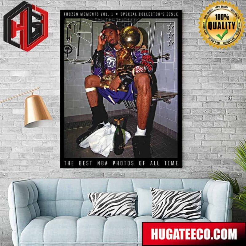 Slam Presents The Best NBA Photos Vol 1 Kobe Bryant Home Decor Poster Canvas