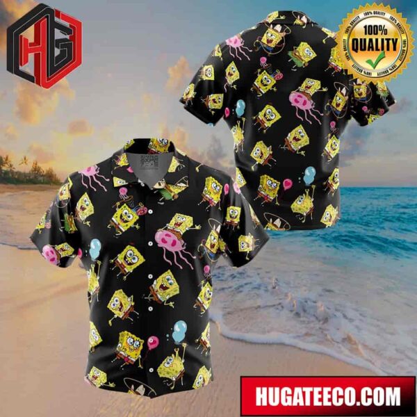 Spongebob Mood Spongebob Squarepants Button Up Animeape Hawaiian Shirt