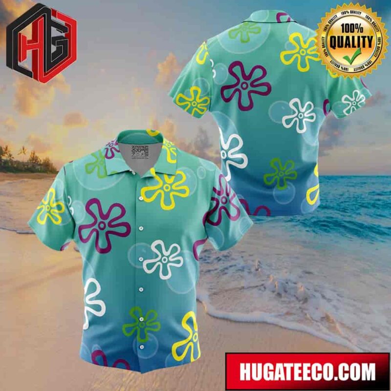 Spongebob Pattern Spongebob Squarepants Button Up Animeape Hawaiian Shirt