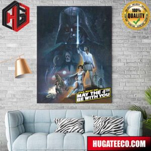Star Wars Day May The 4th Be With You Star Wars Fam Home Decoration Poster Canvas