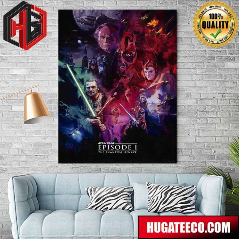 Star Wars The Episode I The Phantom Menace May The 4th Be With You 2024 Poster Canvas