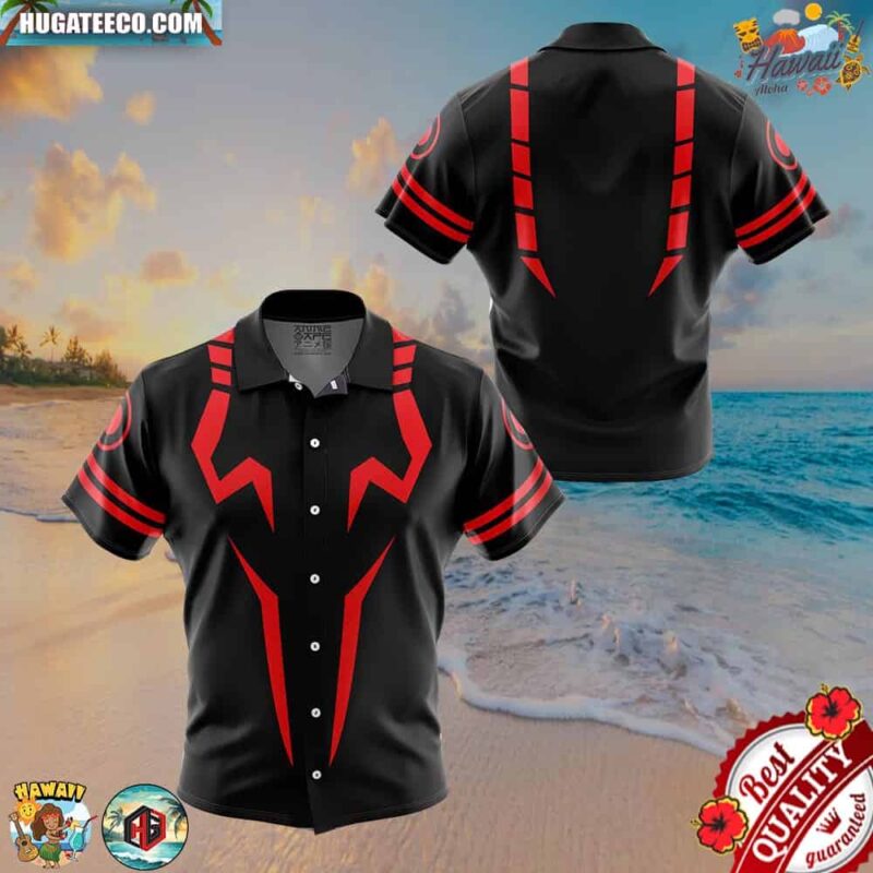 Sukuna Jujutsu Kaisen Button Up Hawaiian Shirt