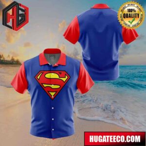 Superman Dc Comics Button Up Animeape Hawaiian Shirt