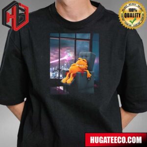 Superman-Themed Poster For Garfield T-Shirt
