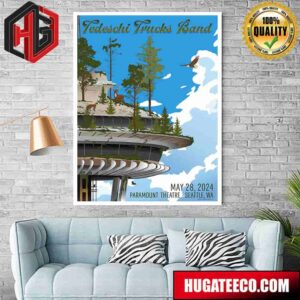Tedeschi Trucks Band Show At Paramount Theatre In Seattle Wa On May 28 2024 Home Decor Poster Canvas