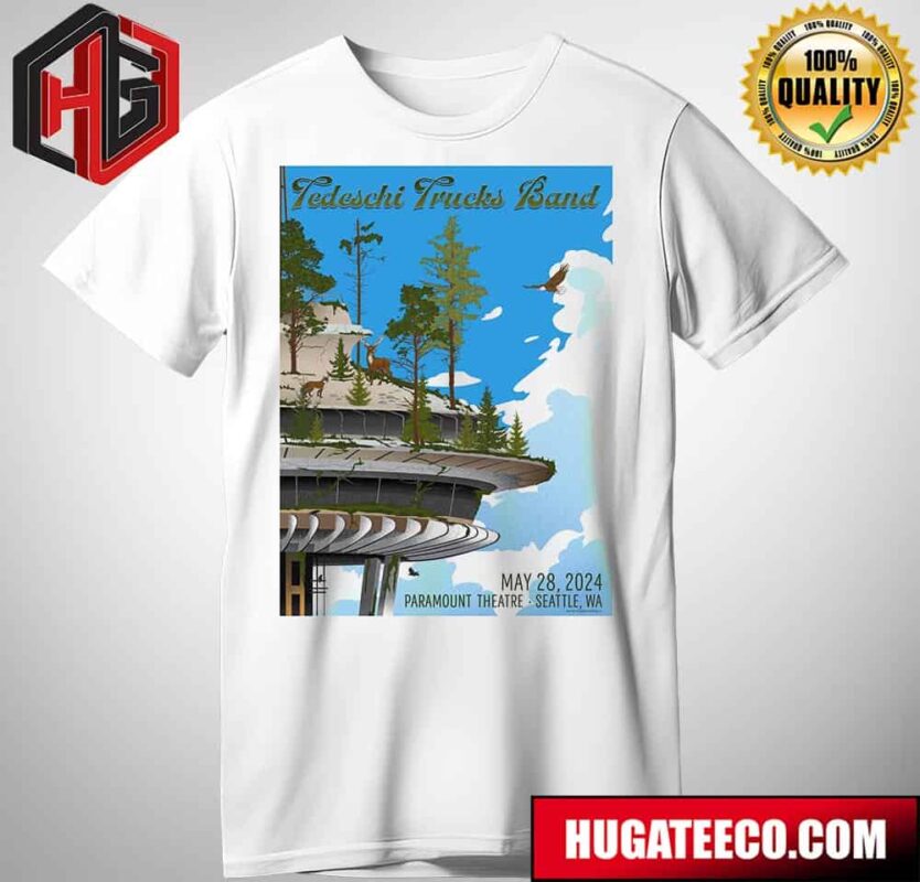 Tedeschi Trucks Band Show At Paramount Theatre In Seattle Wa On May 28 2024 T-Shirt