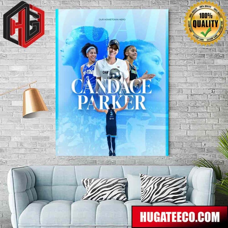 Thank You Candace Parker Hometown Hero And Congrats On A Historic Career Home Decor Poster Canvas