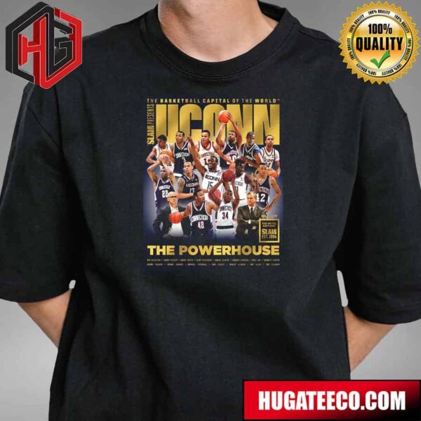 The Basketball Capital Of The World The Metal Editions Slam Est 1994 Uconn Huskie T-Shirt