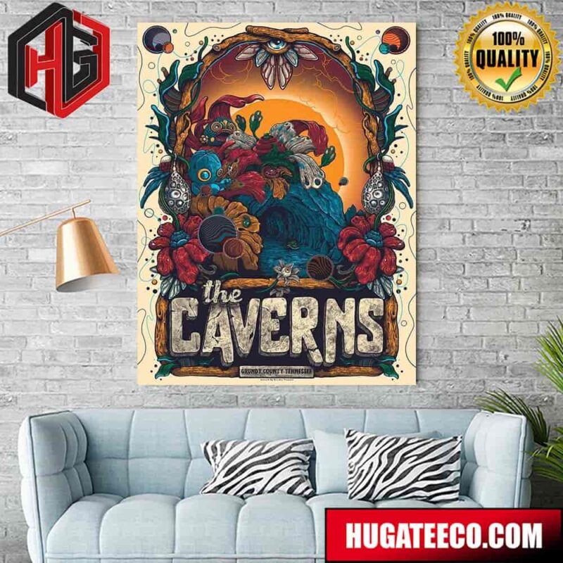 The Caverns Grundy County Tennessee Poster Canvas
