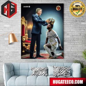 The First Crown Was Number 7 Of Real Madrid Cf Home Decoration Poster Canvas