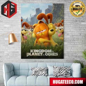 The Garfield Funny Movie Poster Kingdom Of The Planet Of The Odies Poster Canvas