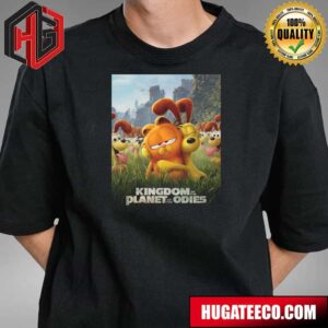 The Garfield Funny Movie Poster Kingdom Of The Planet Of The Odies T-Shirt