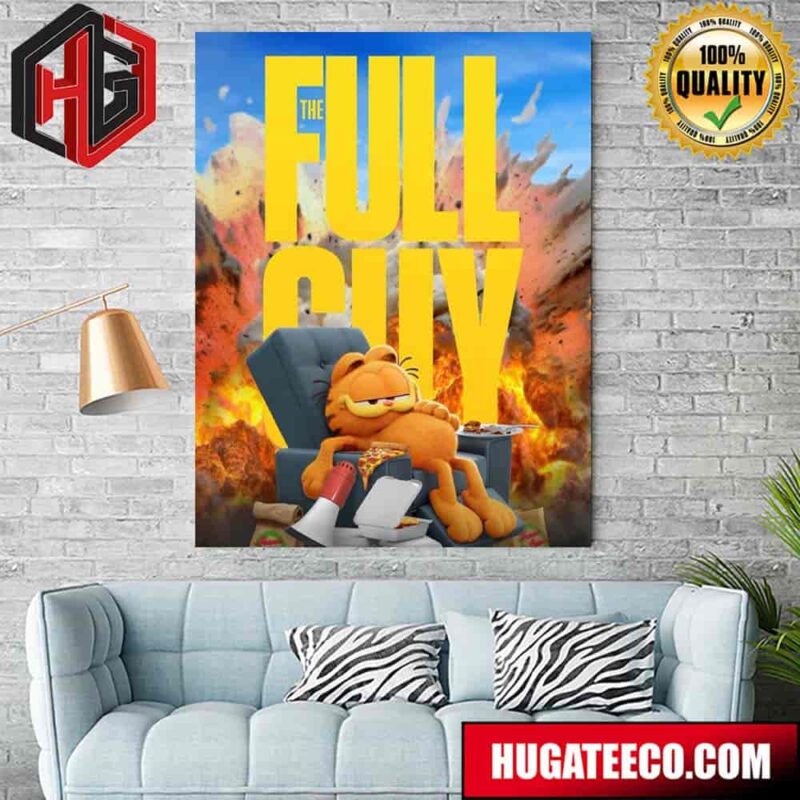 The Garfield Funny Movie Poster The Funny Guy Poster Canvas