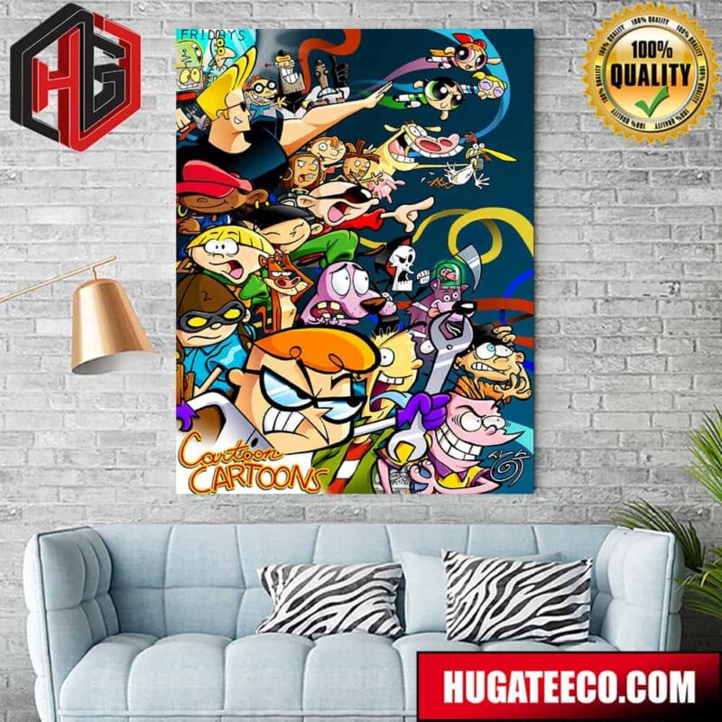 The Golden Age Of Cartoon Network Home Decor Poster Canvas