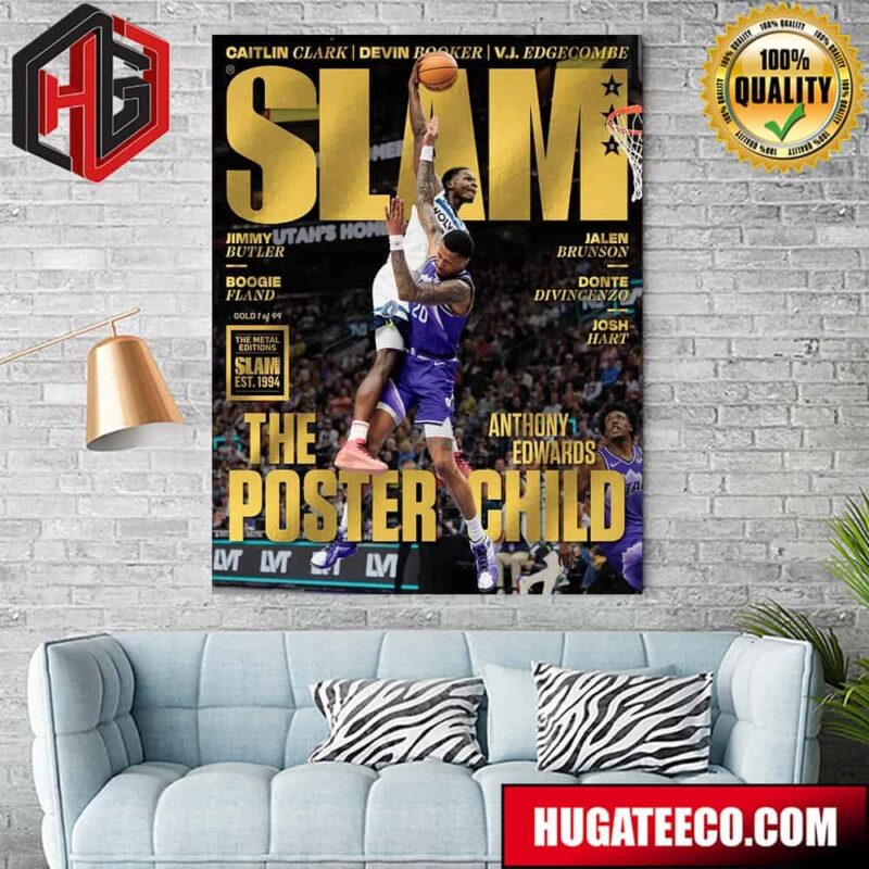 The Golden Metal Editions Slam Est 1994 The Poster Child Anthony Edwards Home Decor Poster Canvas