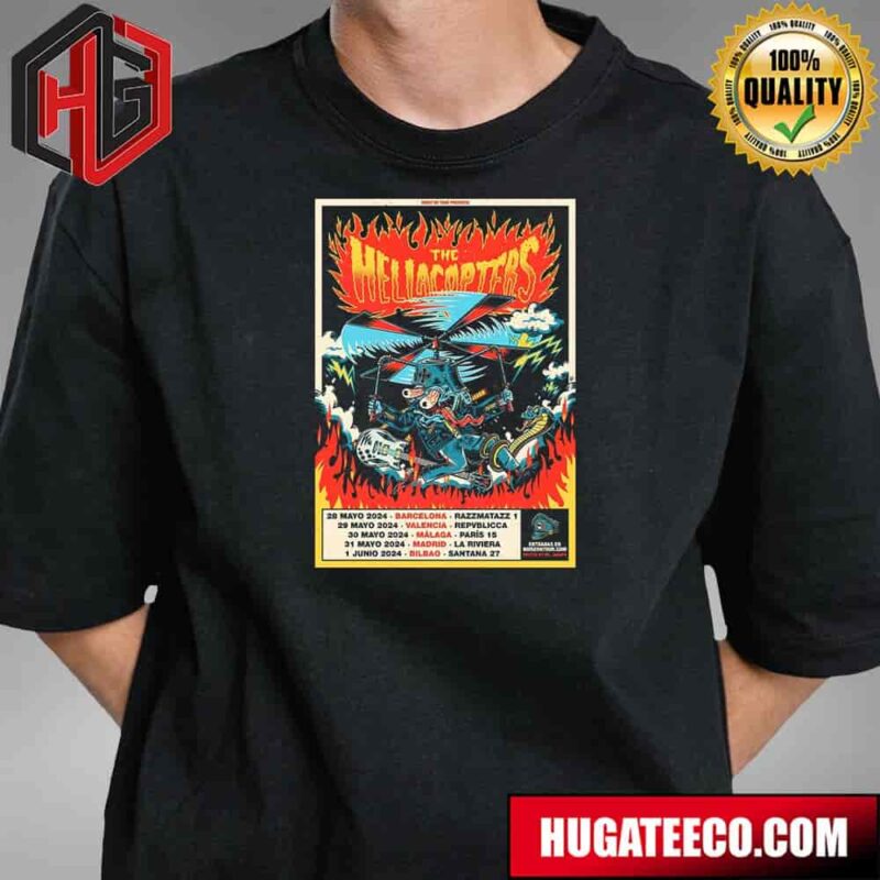 The Hellacopters Europe Tour 24 Doctor Juanpa Unisex T-Shirt