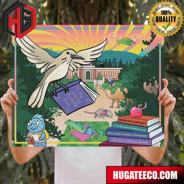 The Helping Friendly Book Oregon State University The Mockingbird Foundation Present 2024 Phish Studies Conference May 17 19 Corvallis Oregon Home Decor Poster Canvas