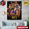 The 2023-24 Kia NBA Most Valuable Player Is Nikola Jokic Home Decor Poster Canvas